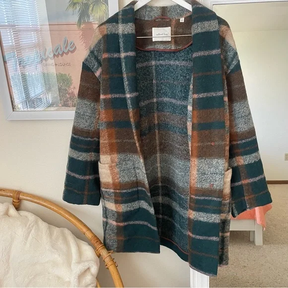 Aritzia Wilfred Free Elm Plaid Jacket - Picture 4 of 8